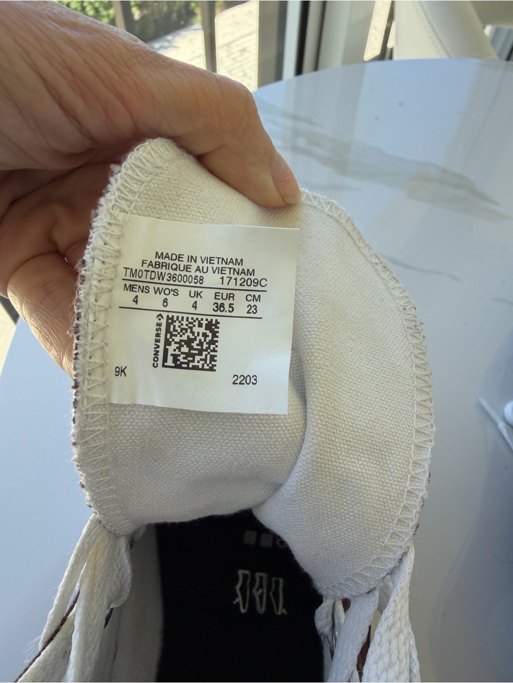 Converse Espresso High Top Sneakers - Picture 7 of 7
